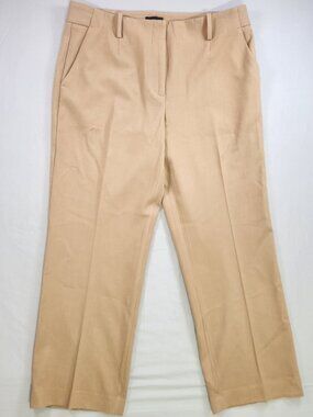 Talbots Southampton Pant 12 Tan Beige Stretch Trousers Polyester Viscose 2023